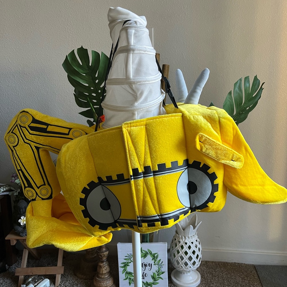 Kids Yellow Construction Digger Costume